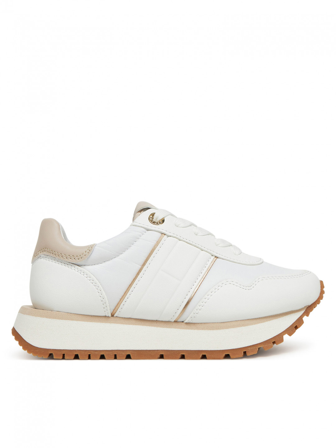 Tommy Hilfiger Sneakersy Low Cut Lace-Up Sneaker T3A9-33758-1695 M Bílá